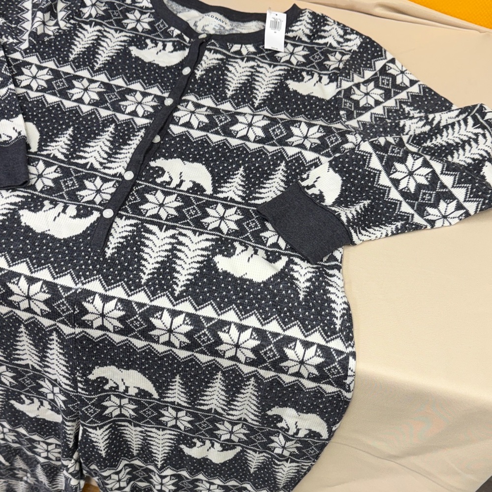 Old Navy One Piece pajama 2X new with tags - Picture 5 of 7